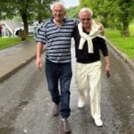 A la derecha Pedro Fuentes Hinojosa, empresario del sector inmobiliario