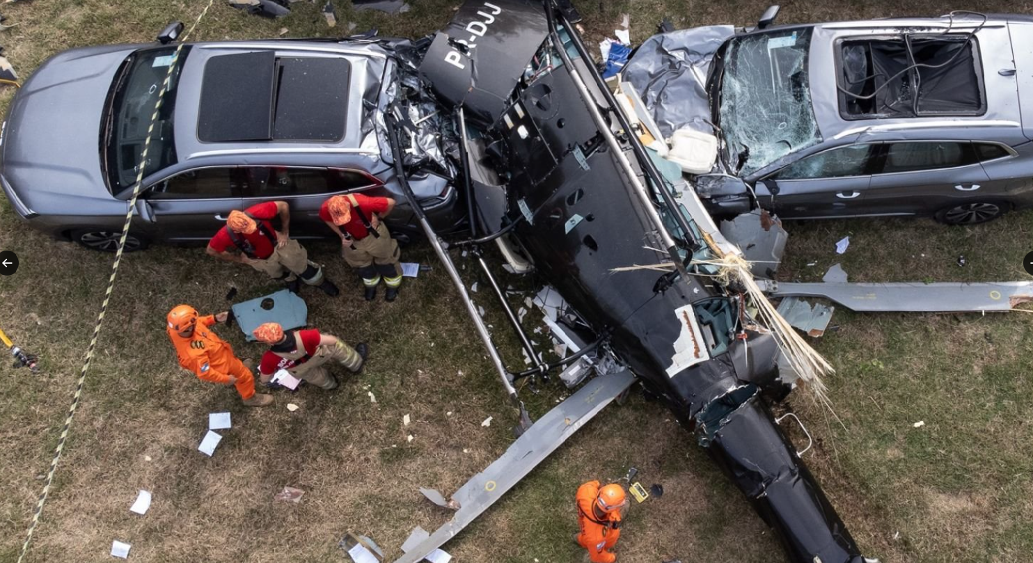 accidente brasil helicoptero 26 jun