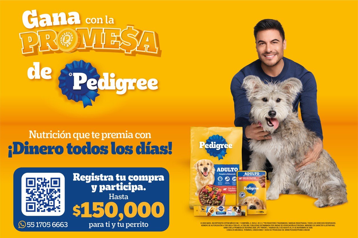Gana con la Promesa de Pedigree