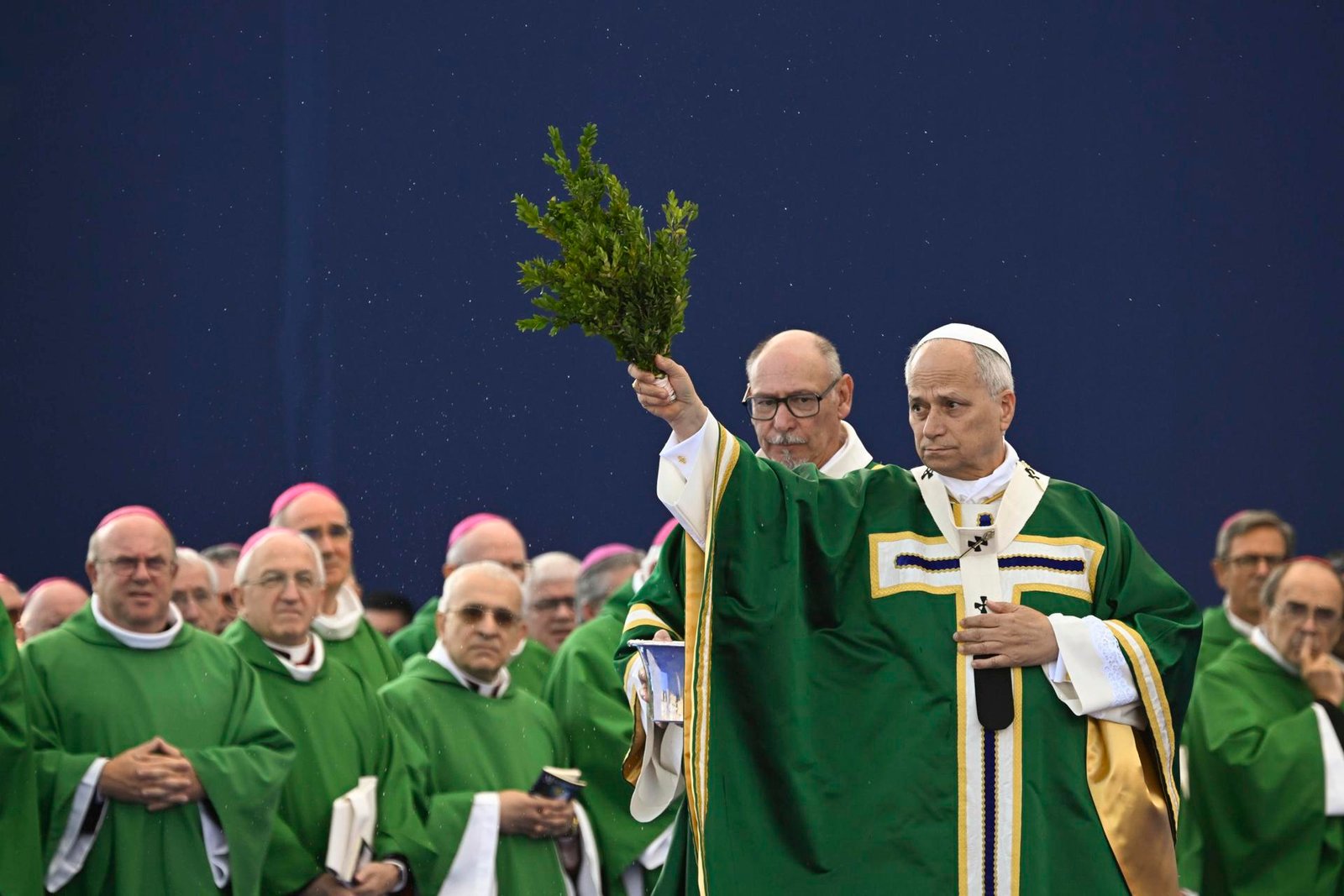 Pope Leo XIV visits Lourdes