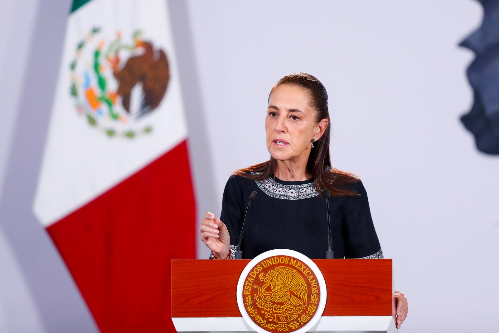 Rueda de prensa diaria de Claudia Sheinbaum en México